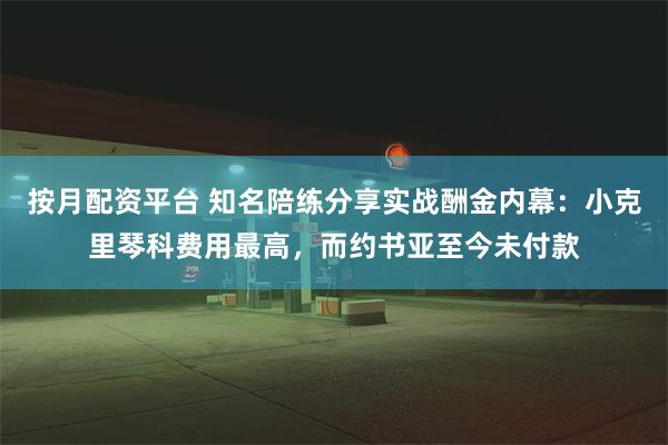 按月配资平台 知名陪练分享实战酬金内幕：小克里琴科费用最高，而约书亚至今未付款