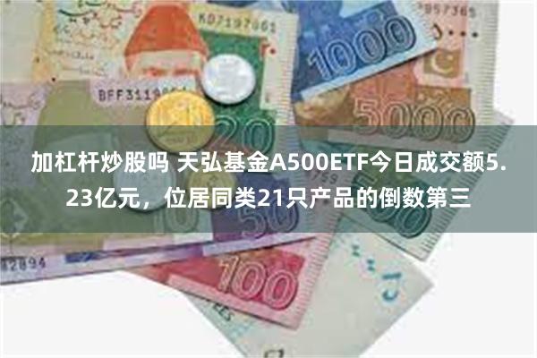 加杠杆炒股吗 天弘基金A500ETF今日成交额5.23亿元，位居同类21只产品的倒数第三